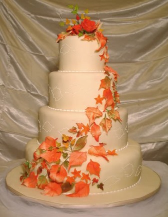 Fall Themed Wedding Cakes Wedding Cakes