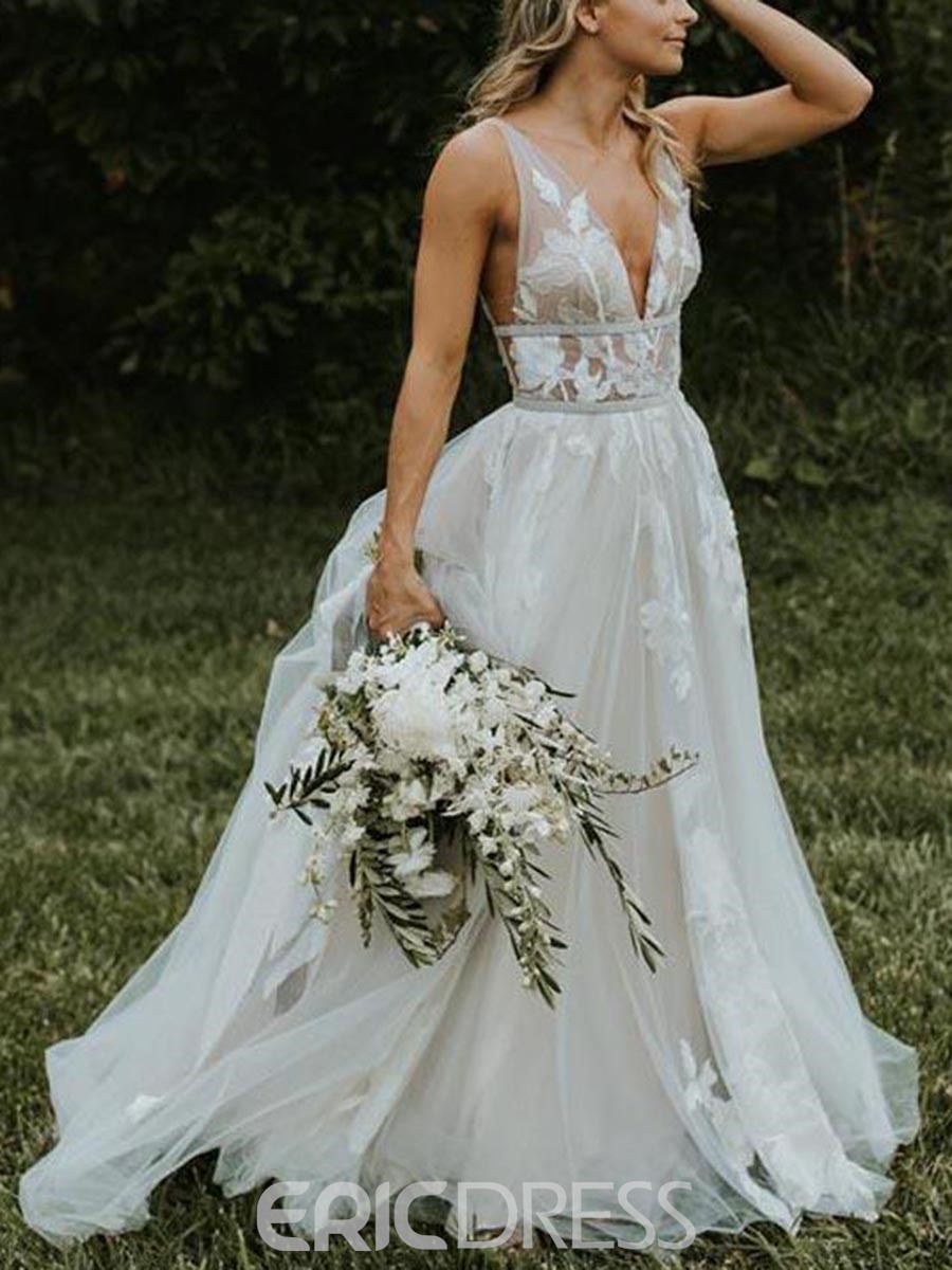 Ericdress beach wedding store dress