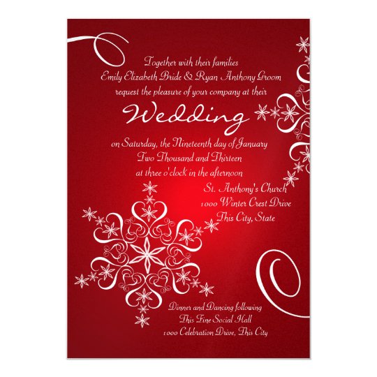 Winter Wedding Invitations | Winter Wedding Stationery