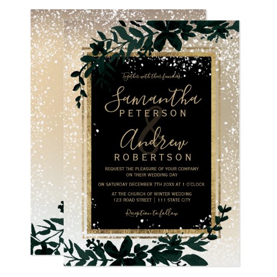 Winter Wedding Invitations | Winter Wedding Stationery