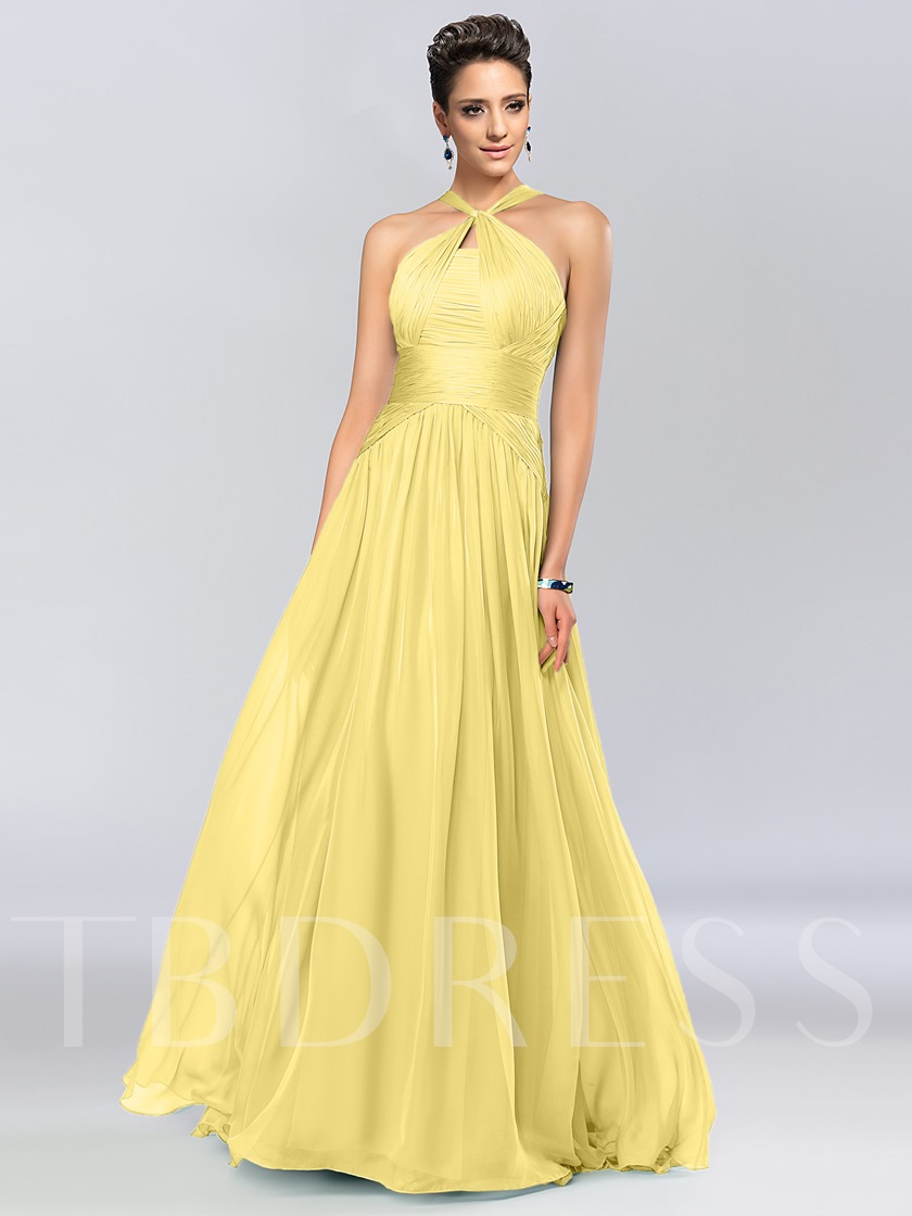 Yellow Bridesmaid Dress | Yellow Bridesmaid Gown